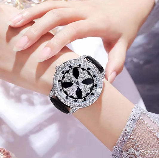 Stylish Women's Quartz Bracelet Watch Water Resistant, 1 Pc