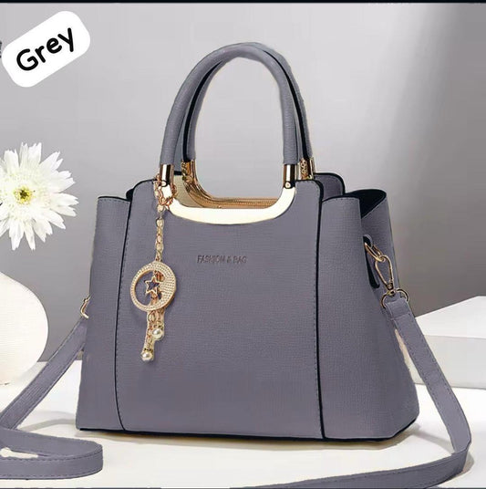 Women's Rexine Plain Hand Bag